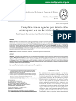 Complicaciones Luego de Intubacion Orotraqueal