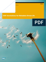 ,,CDS Annotations For Metadata-Driven UIs