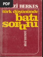 Niyazi Berkes - Türk Düşününde Batı Sorunu PDF