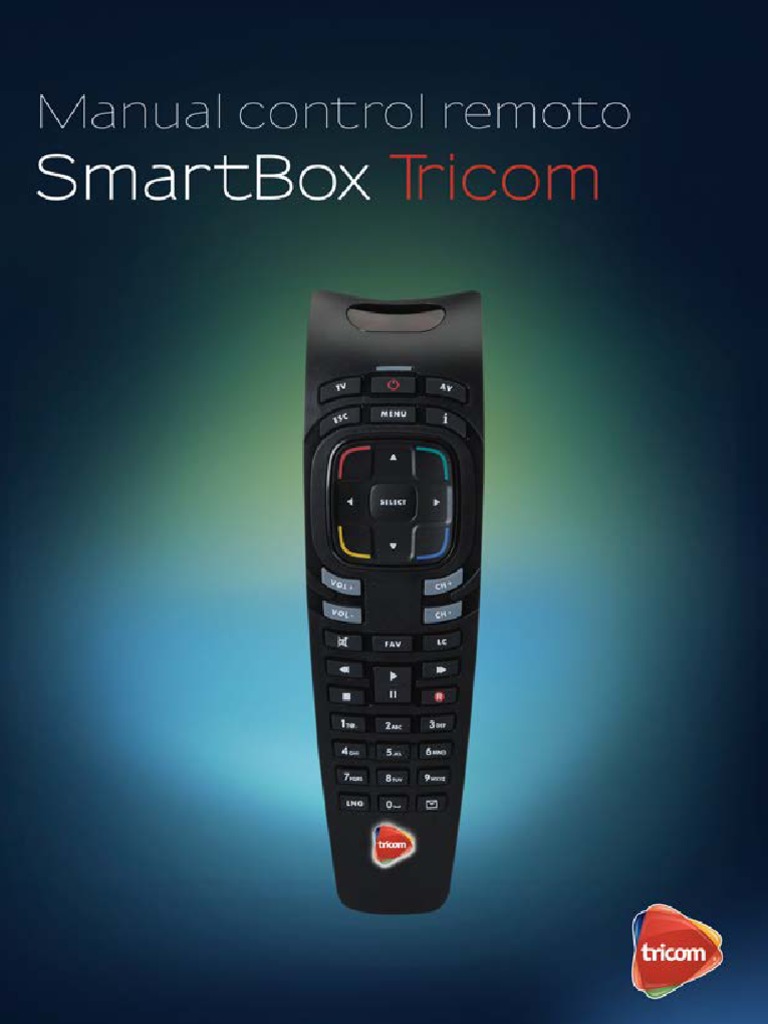 SmartBox Manual de Control PDF Control remoto Televisión