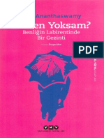 Anil Ananthaswamy - Ya Ben Yoksam Benliğin Labirentinde Bir Gezinti PDF