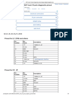 DAF Truck 16 Pole Diagnostic Pinout Diagram @