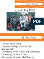 We Welcome You To Key Club!: October 11th, 2010