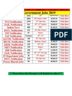 Top Government Jobs 2019