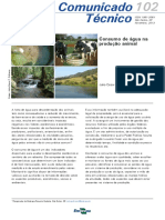 ÁGUA NA PECUÁRIA-Consumo de Água Na Produção Animal-CT.102-2013-Embrapa