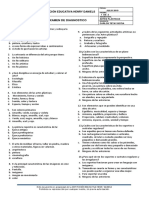 Diagnostico Conocimientos Basicos de Arte PDF