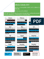 Shetland Recycling Timetable 2019