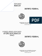 Censo 1940 Distrito Federal