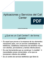 Aplicaciones y Servicios Del Call Center: Cristina Fernández Ruiz