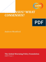 Consensus? What Consensus?: Andrew Montford