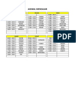 Jadwal Mengajar Di Rivan