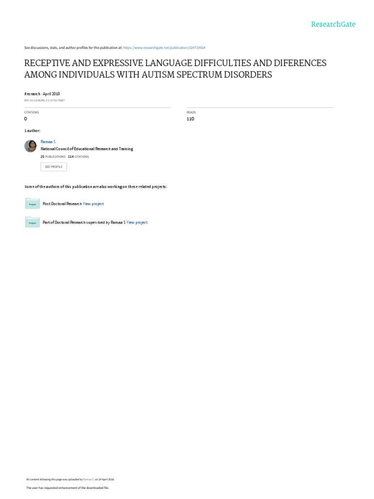Language Challenges in Autism Spectrum Disorders | PDF | Autism ...