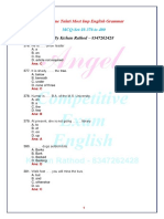 Revenue Talati Most Imp English Grammar: by Kishan Rathod - 8347262428