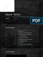 Essential House Rules for Students