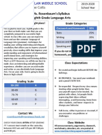 Syllabus 2019-2020