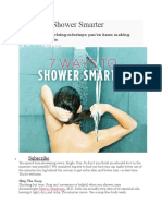 7 Ways To Shower Smarter