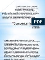 Tipologías de comportamiento no verbal