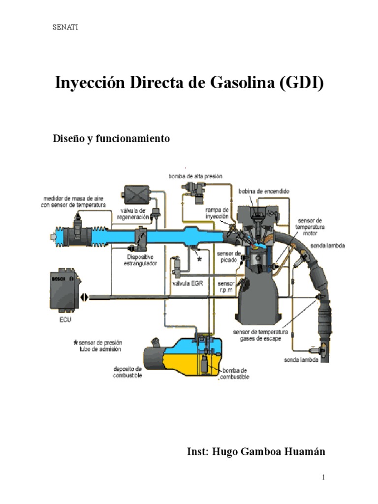 INYECCION ELECTRONICA GASOLINA - la bomba de combustible