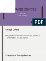 Grade 9 Storage Devices