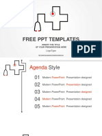 Stethoscope Hospital Symbol PowerPoint Template