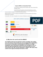 Impact of Brics On International Trade: Why Does The World Need The Brics?