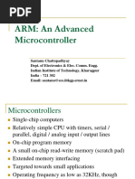 ARM: An Advanced Microcontroller