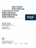 Kenneth S. Miller, Bertram Ross - An Introduction To The Fractional Calculus and Fractional Differential Equations-Wiley (1993)