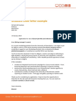 Fish4jobs Graduate Cover Letter Template