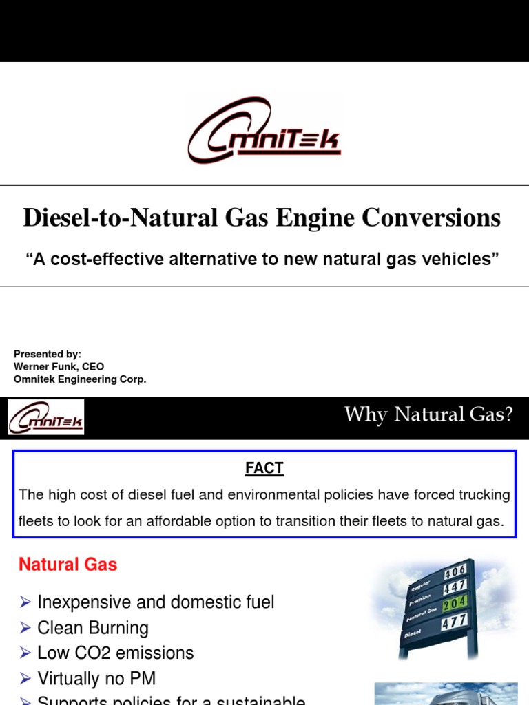 DieselToNatural Gas Engine Conversions A Cost Effective Alternative