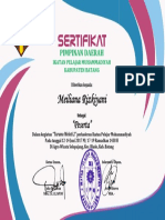 Sertifikat TM2