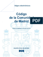 BOE-208 Codigo de La Comunidad de Madrid