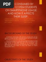 The Effects of Smartphone Usage