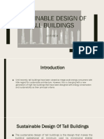 Sustainable Design of Tall Buildings: 26 April, 2019