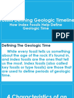 Fossils Defining Geologic Timeline New