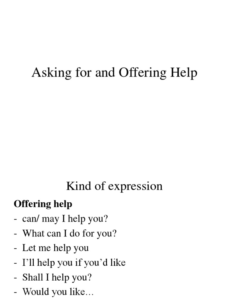 Help Expressions and If Clauses Guide | PDF