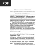 Ordinance for Working Clearance
