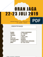Laporan Jaga 22-23 JULI 2019: Departemenilmupenyakitdalam Fkunsri/ RSMH