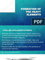 Formation of The Heavy Elements