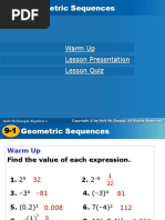 Warm Up Lesson Presentation Lesson Quiz: Holt Mcdougal Algebra 1 Holt Algebra 1 Holt Mcdougal Algebra 1