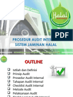 Prosedur Internal Audit - 20182