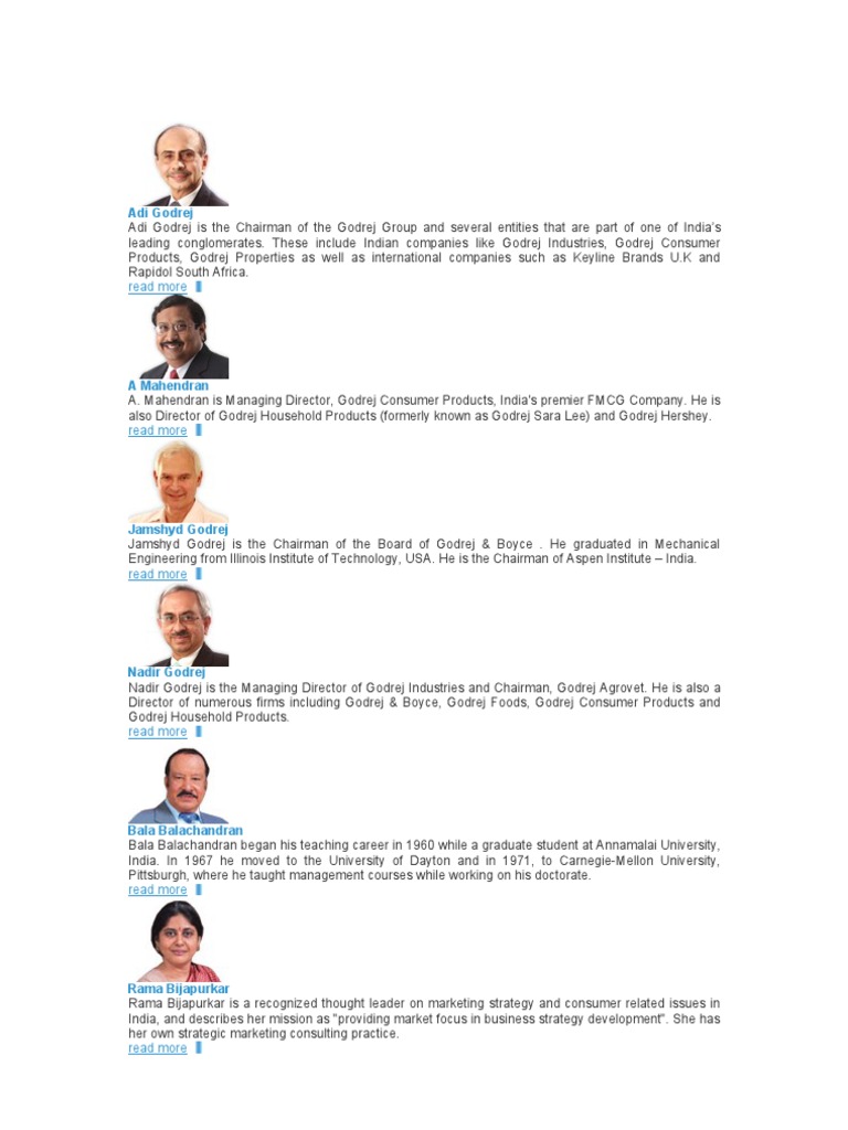 Profiles of Indian Business Leaders | PDF | Economies | Business