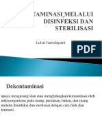 Dekontaminasi Melalui Disinfeksi Dan Sterilisasi