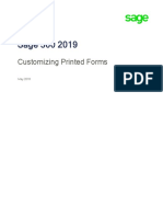 Sage 300 2019: Customizing Printed Forms