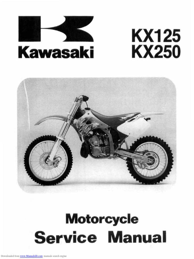 KDX 250 Supplement | PDF | Transmission (Mechanics) | Bearing