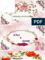 Lisa & Asrul's Wedding Invitation