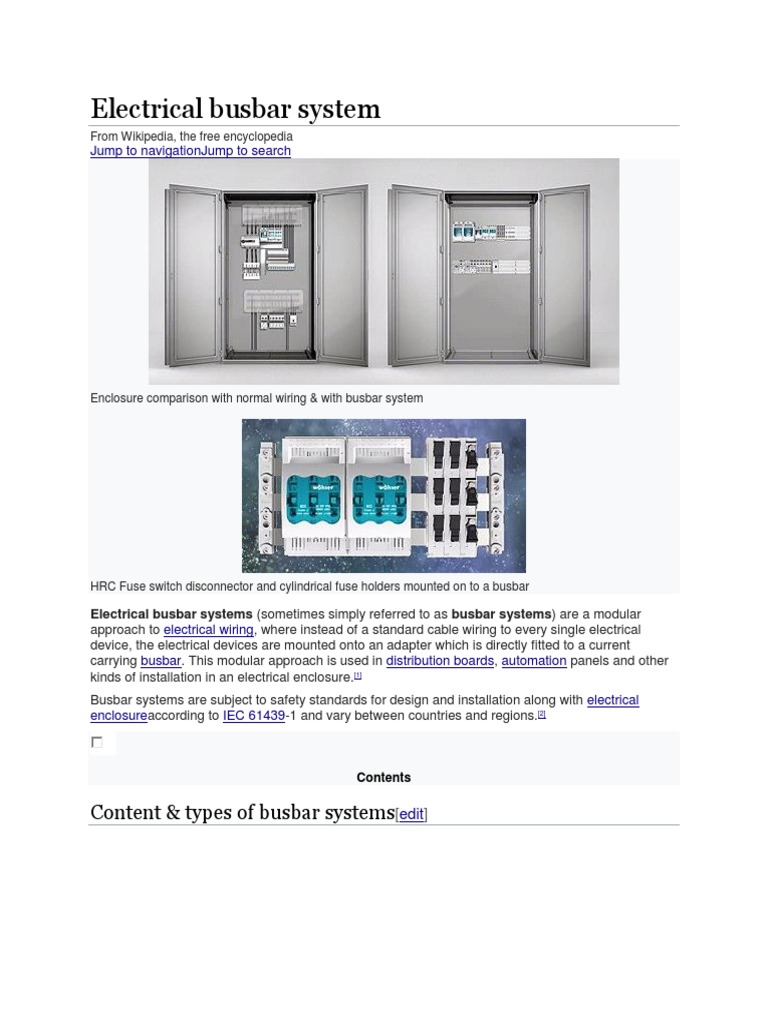 Overview of Electrical Busbar Systems | PDF | Power Engineering | Safety