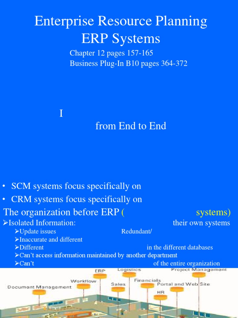 ERP Systems: Integration & Benefits | PDF | Enterprise Resource ...