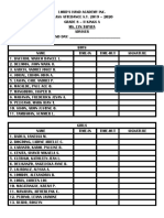 Attendance Sheet