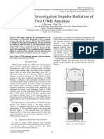 Characteristic Investigation Impulse Radiation of Two UWB Antennas