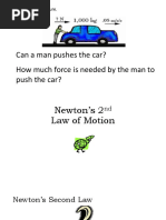 How Much Force Is Needed by The Man To Push The Car? Can A Man Pushes The Car?